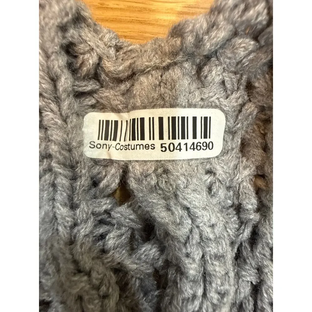 Vintage Y2K Sony Pictures Costume Archive Trendology Faux Fur Knit Vest - Sz S - Picture 3 of 8